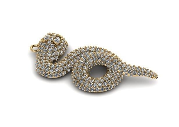 snake jewelry 2 3D print model