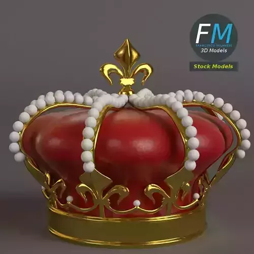 Royal crown 3D model