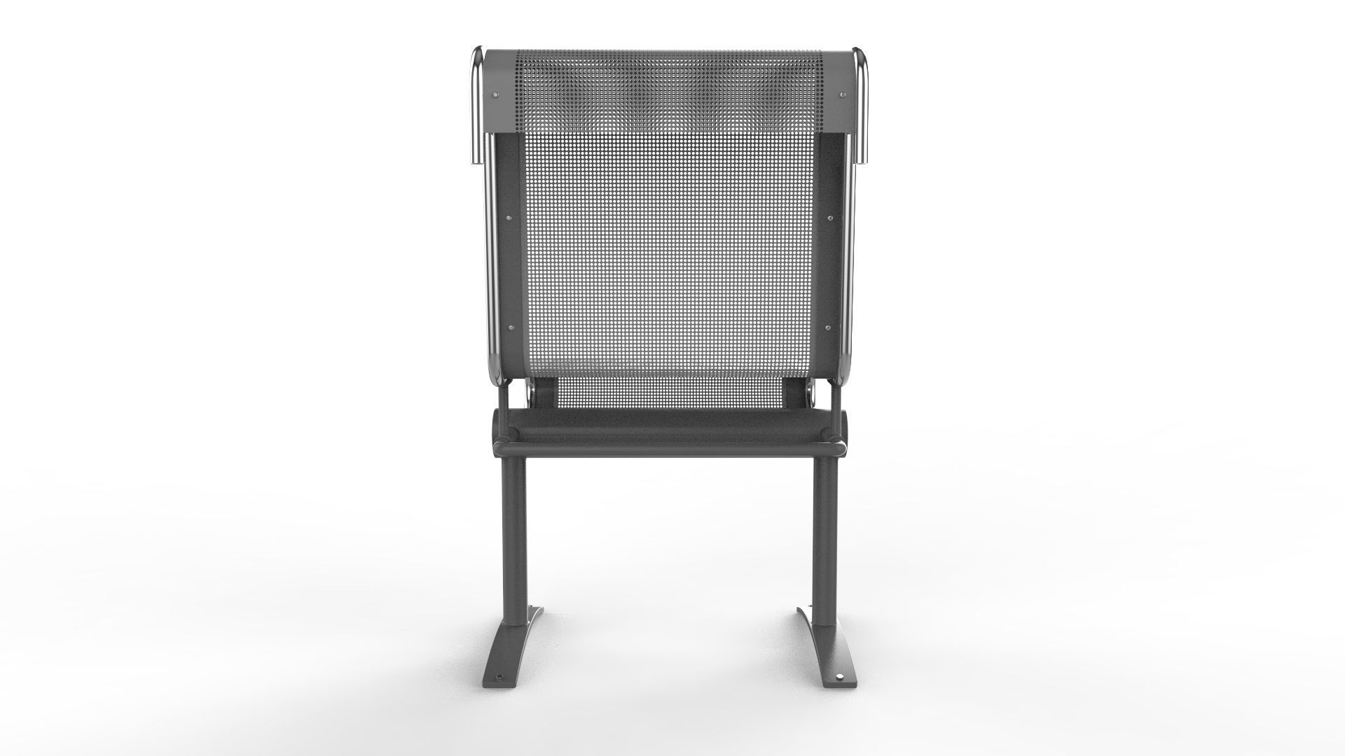 Waiting Room Chair 1 Seat 3D model_5
