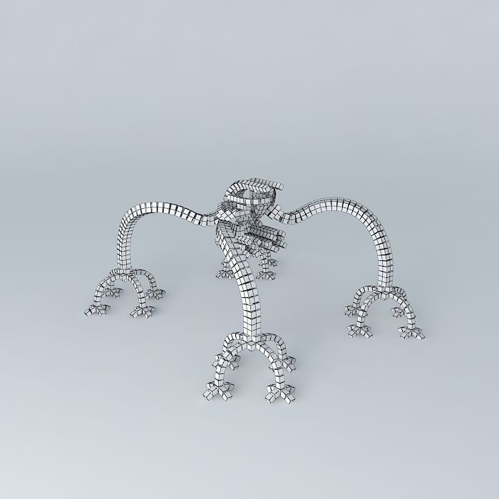 Modern Spider  Free 3D model_3