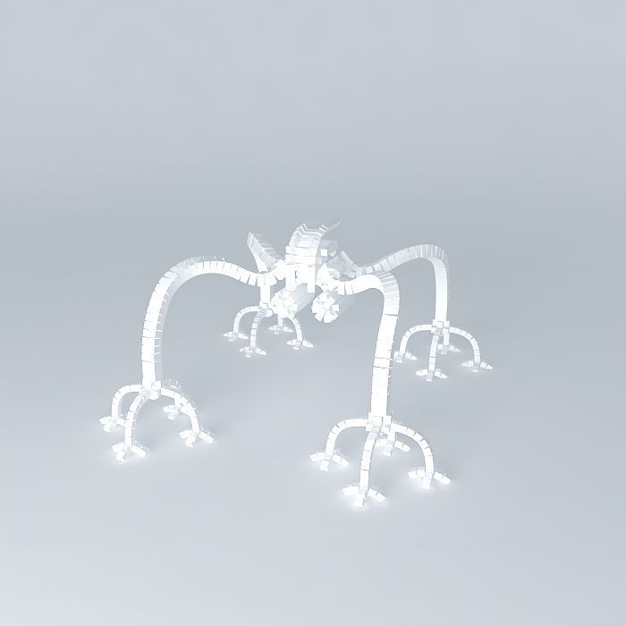 Modern Spider  Free 3D model_1