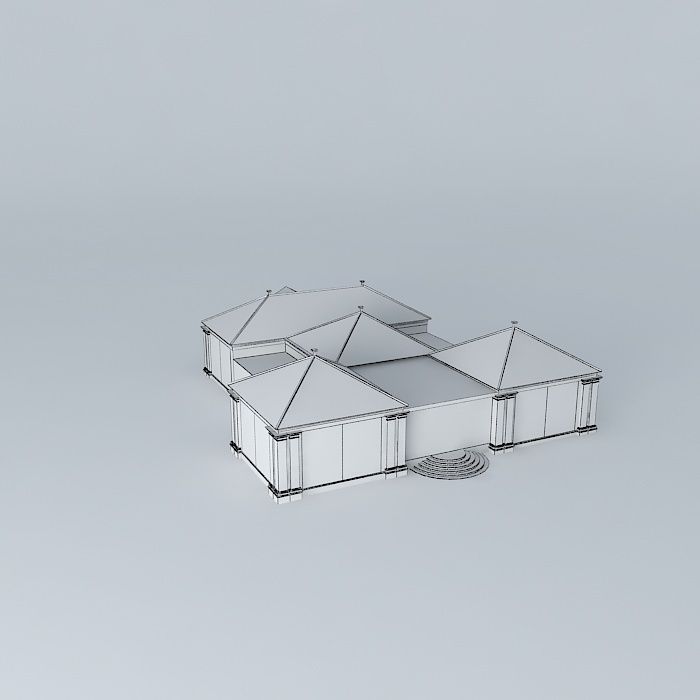 Public Reading Room Aruba Free 3D model_3