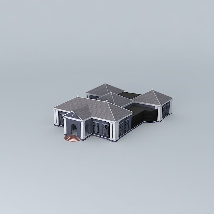 Public Reading Room Aruba Free 3D model_1