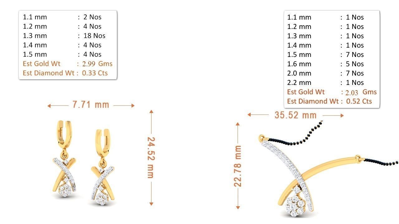 100 pendant earrings set 3dm stl render detail 3D print model 3D print model_91