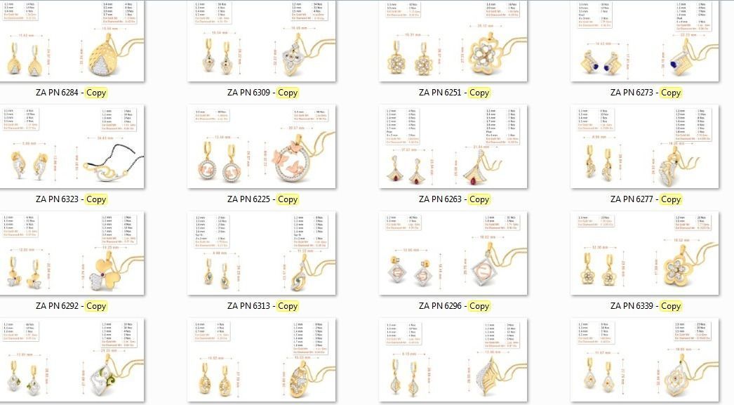100 pendant earrings set 3dm stl render detail 3D print model 3D print model_1