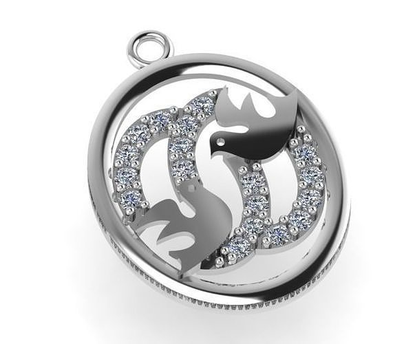 bird jewelry 3D print model