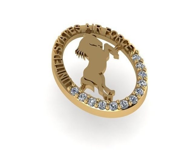 jewelry Logo horse Free 3D print model