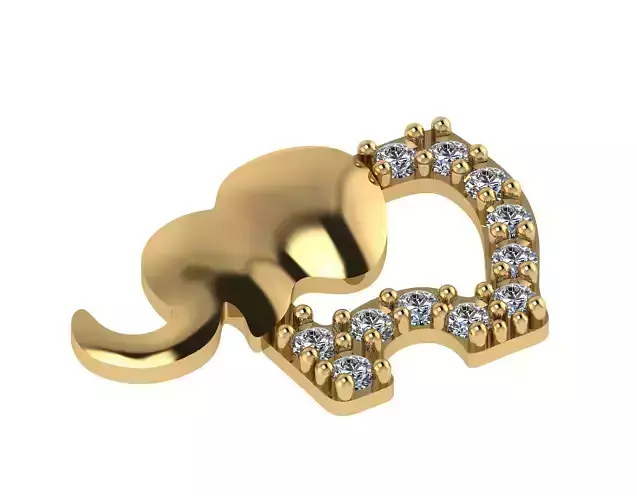 elephant jewelry 3d