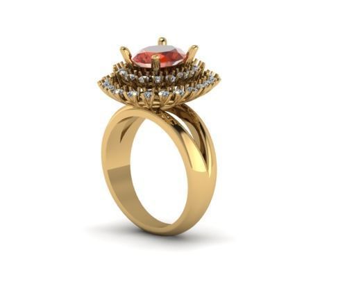 diamond Ring model 3D print model_3