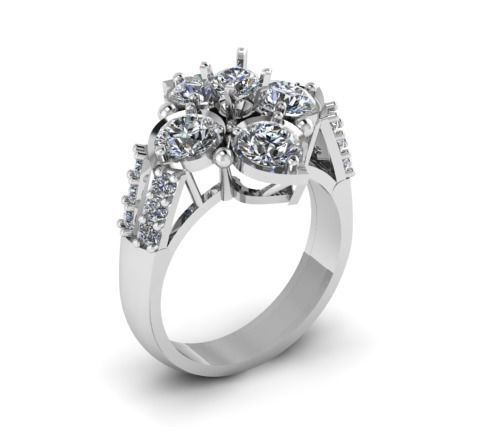 jewelry Ring model 3D print model_2