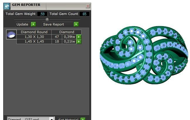 jewelry Ring model 3D print model_3