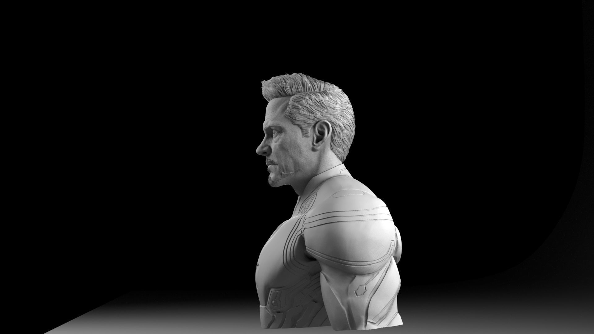Robert Downey Jr - Tony Stark - Iron Man 3D print model_4