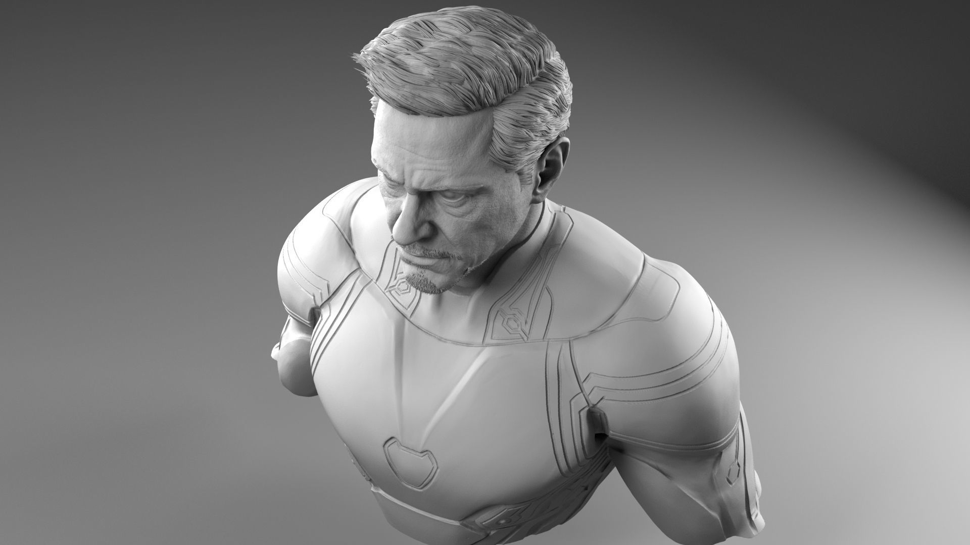 Robert Downey Jr - Tony Stark - Iron Man 3D print model_14