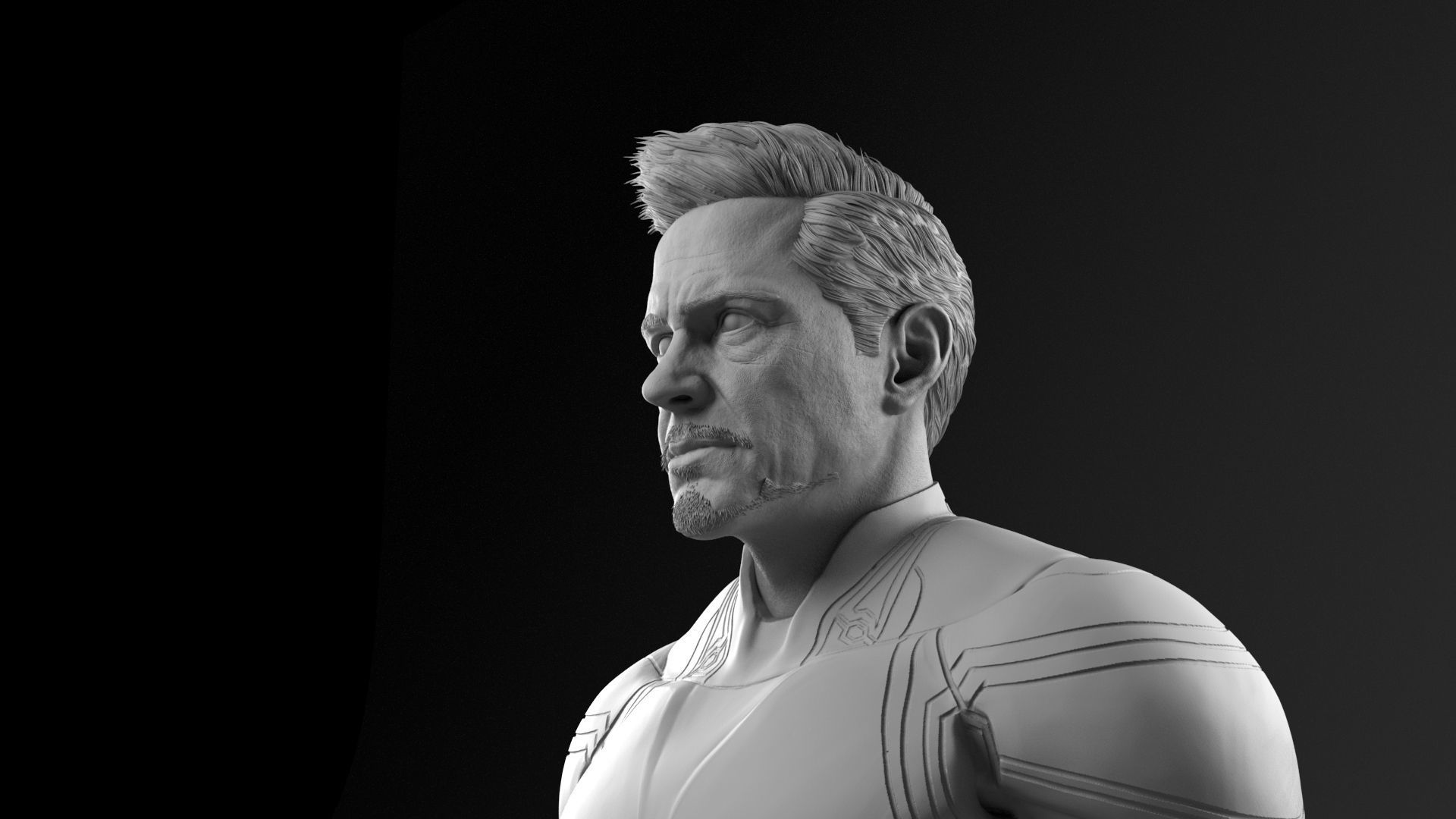 Robert Downey Jr - Tony Stark - Iron Man 3D print model_5