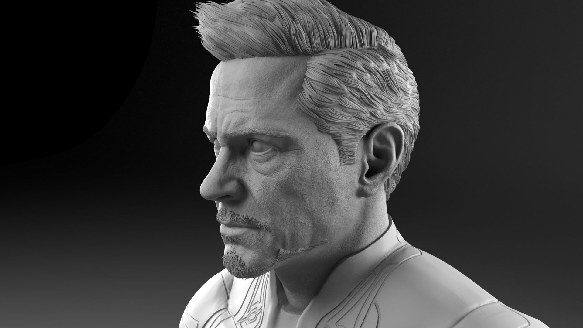 Robert Downey Jr - Tony Stark - Iron Man 3D print model_20
