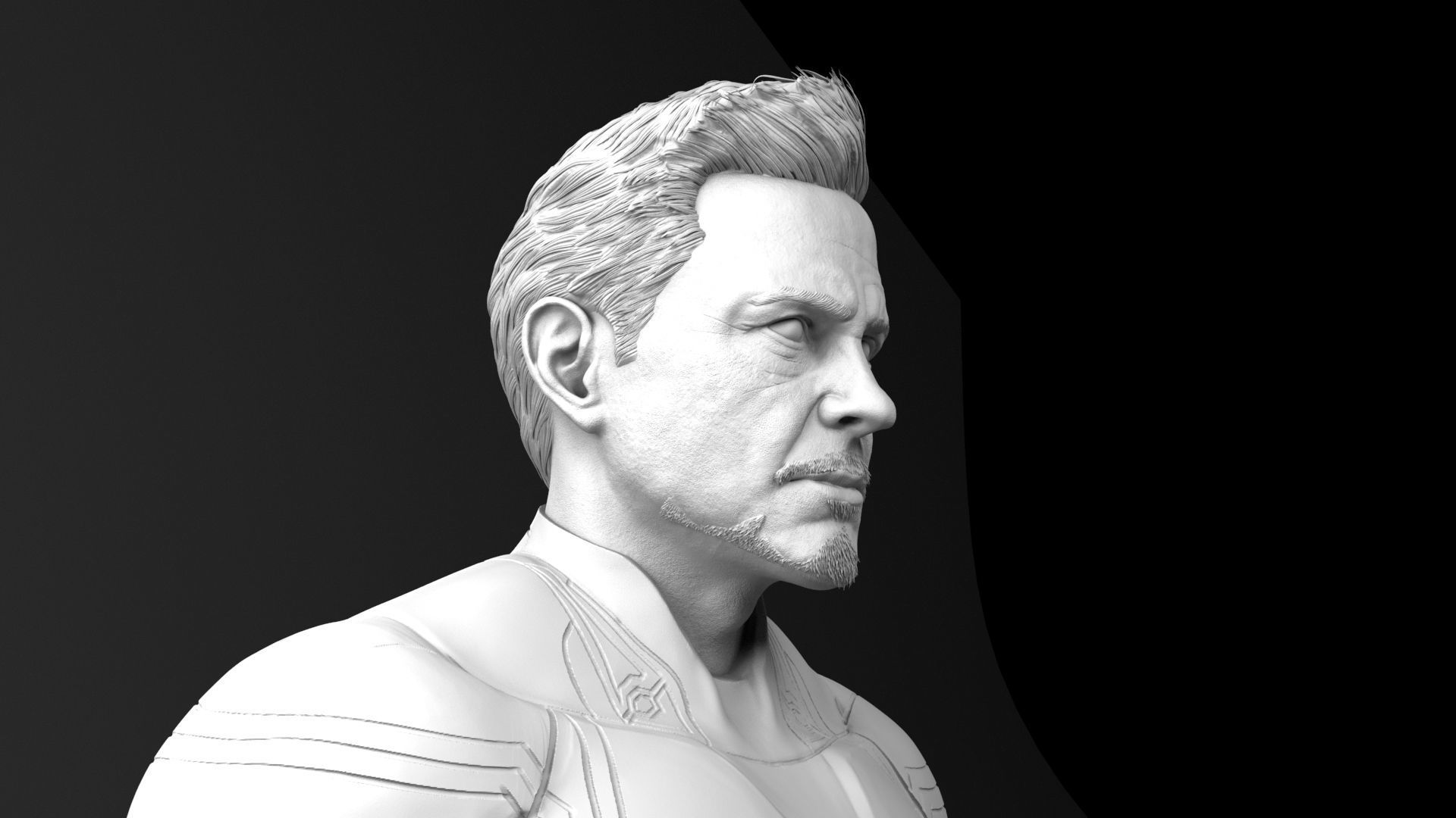 Robert Downey Jr - Tony Stark - Iron Man 3D print model_8