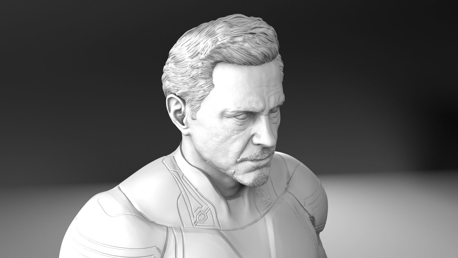 Robert Downey Jr - Tony Stark - Iron Man 3D print model_9