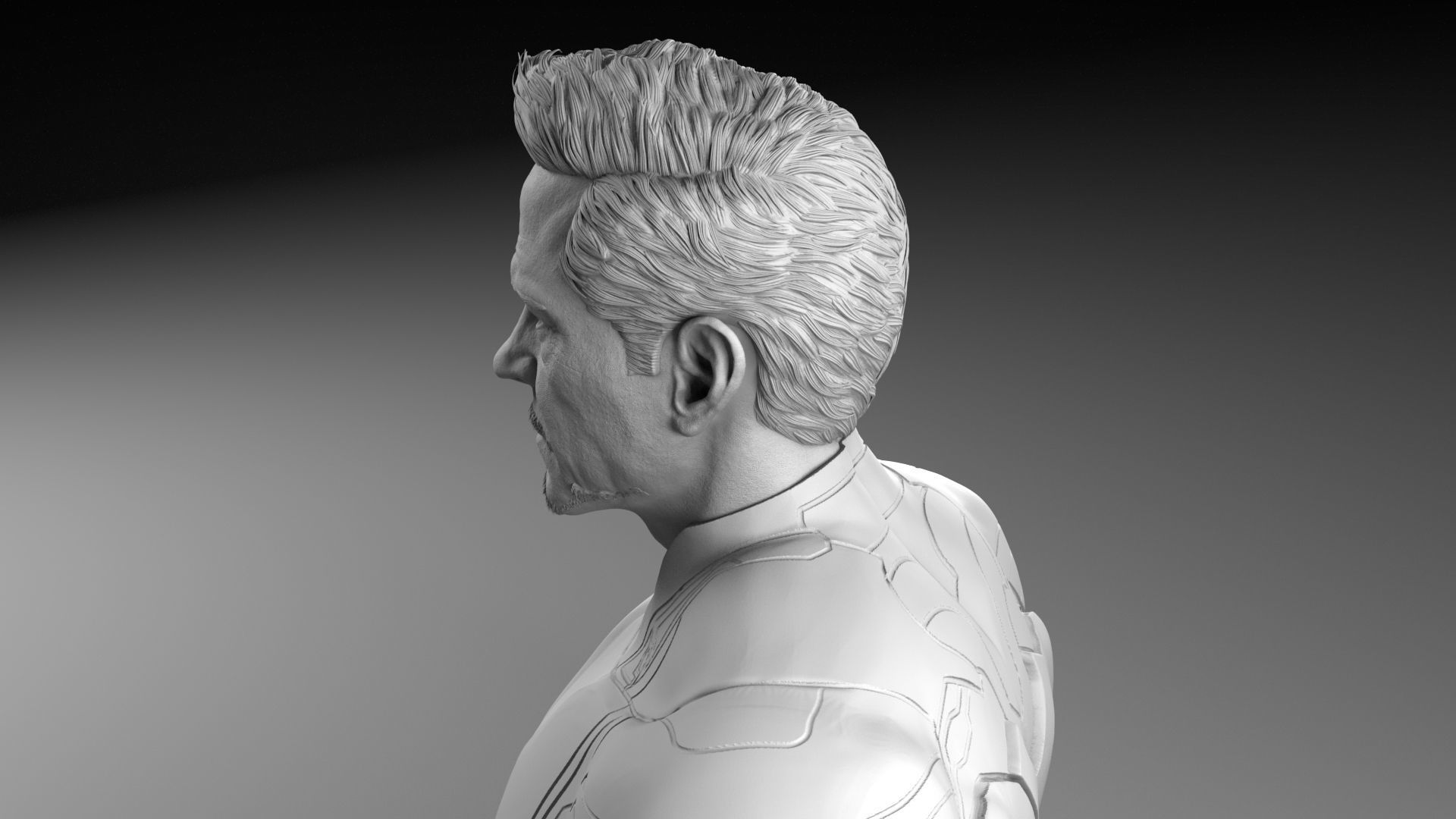 Robert Downey Jr - Tony Stark - Iron Man 3D print model_13