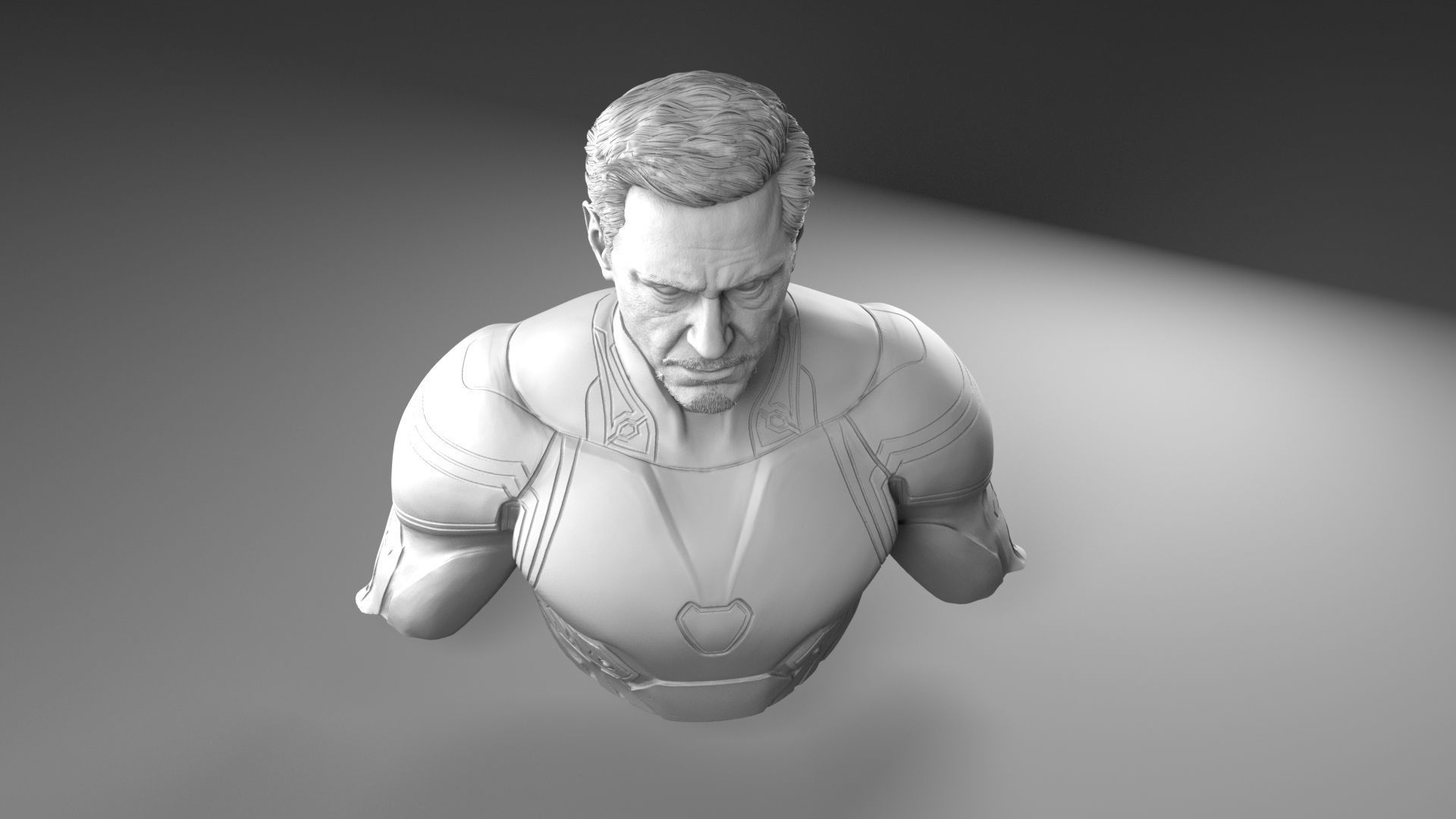 Robert Downey Jr - Tony Stark - Iron Man 3D print model_15
