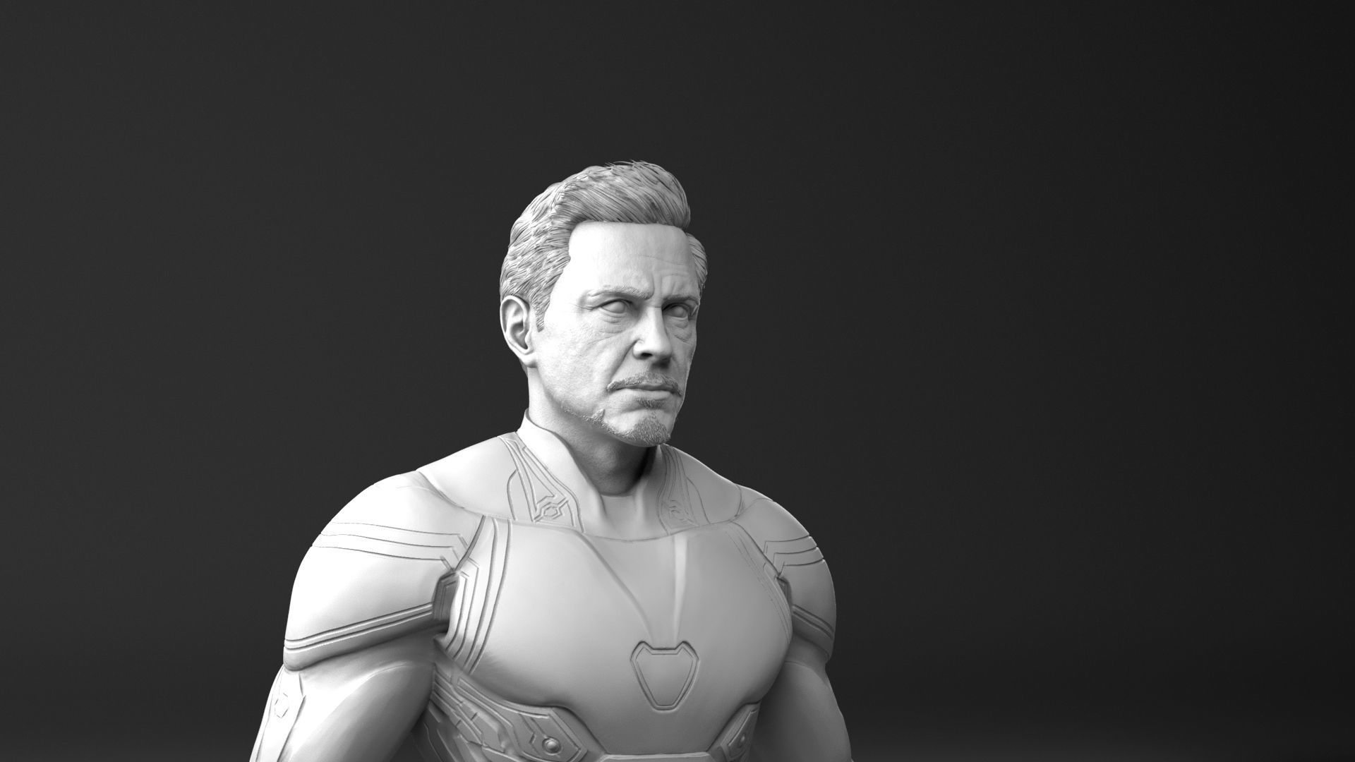 Robert Downey Jr - Tony Stark - Iron Man 3D print model_2