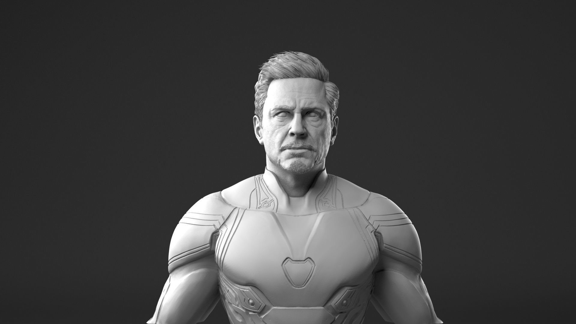 Robert Downey Jr - Tony Stark - Iron Man 3D print model_1