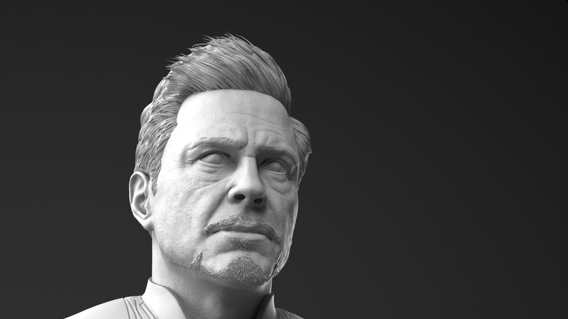 Robert Downey Jr - Tony Stark - Iron Man 3D print model_17