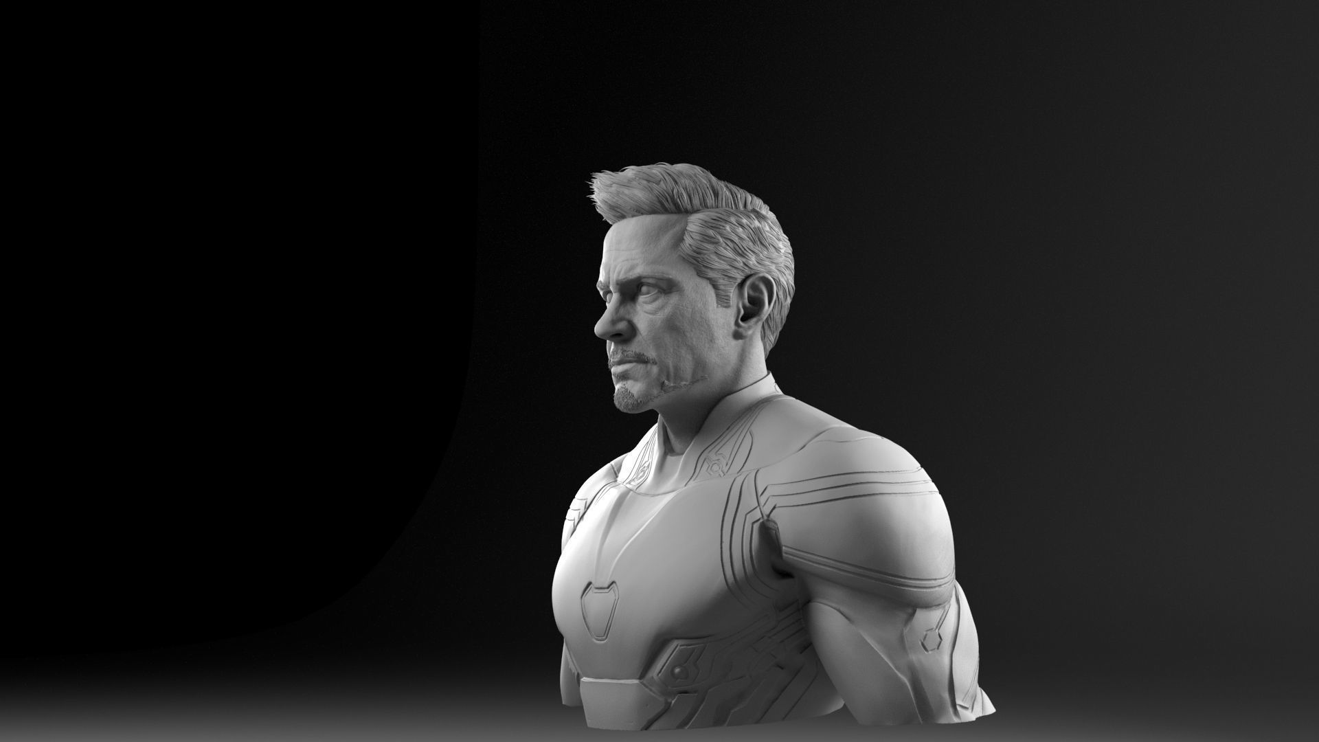 Robert Downey Jr - Tony Stark - Iron Man 3D print model_3
