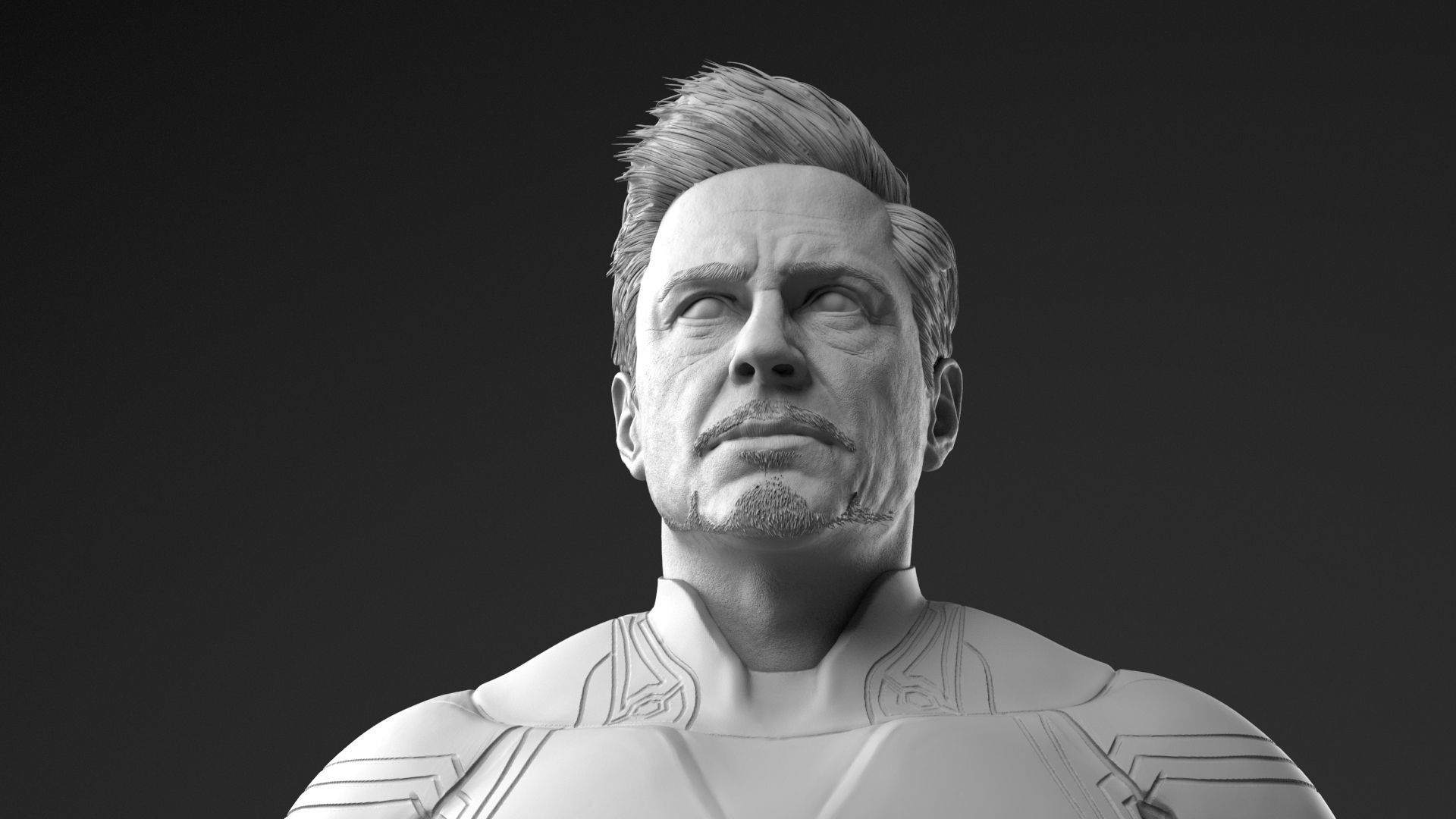 Robert Downey Jr - Tony Stark - Iron Man 3D print model_6
