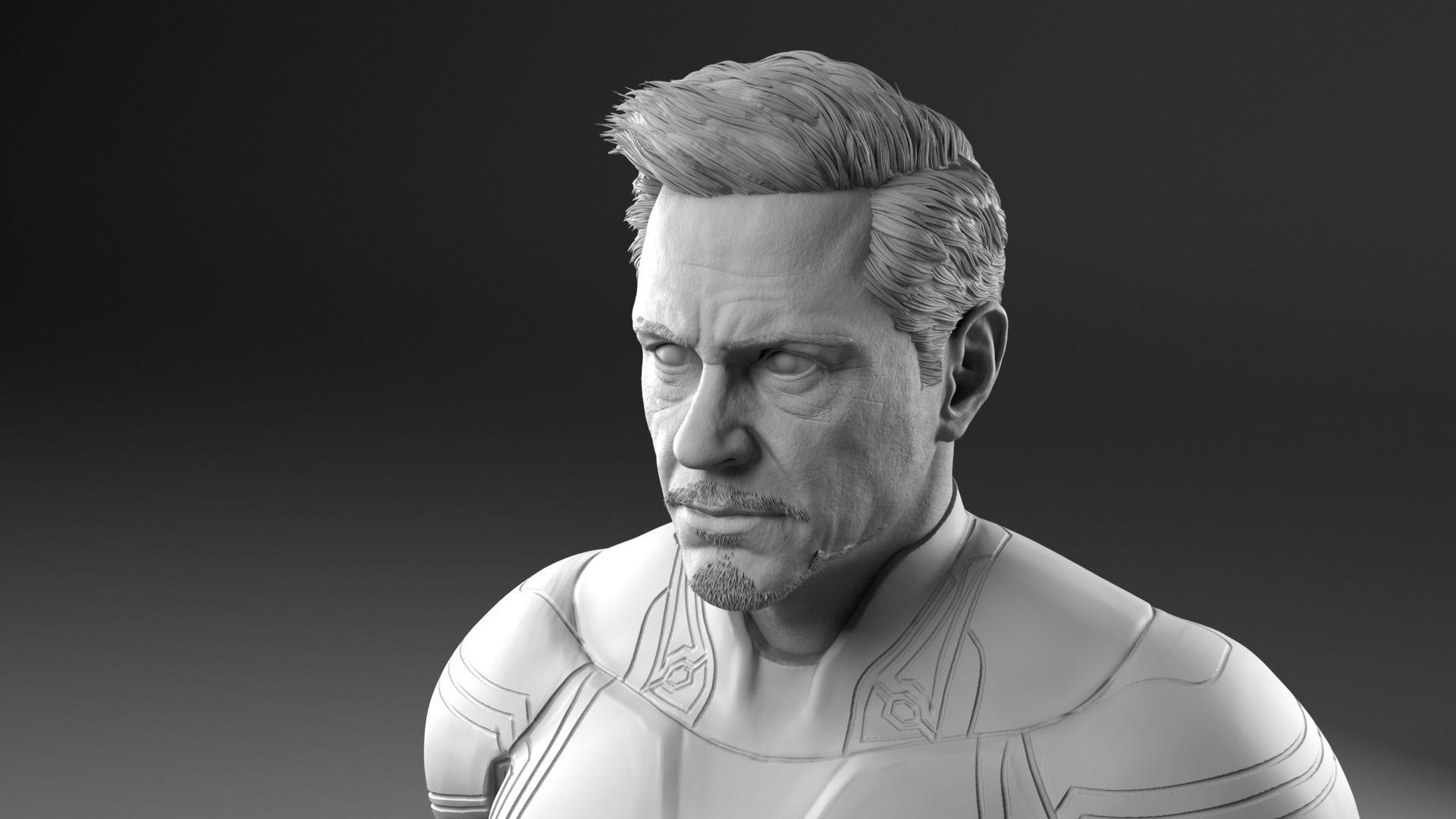 Robert Downey Jr - Tony Stark - Iron Man 3D print model_10