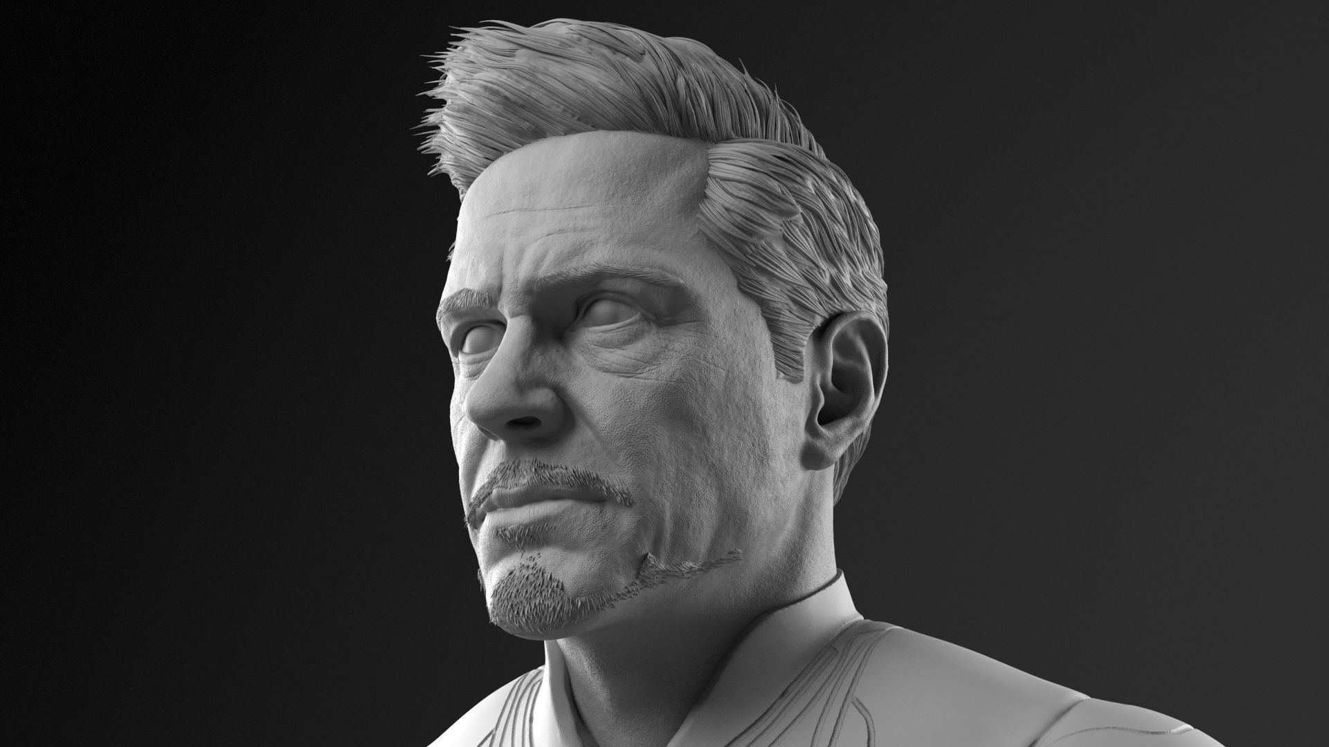 Robert Downey Jr - Tony Stark - Iron Man 3D print model_19