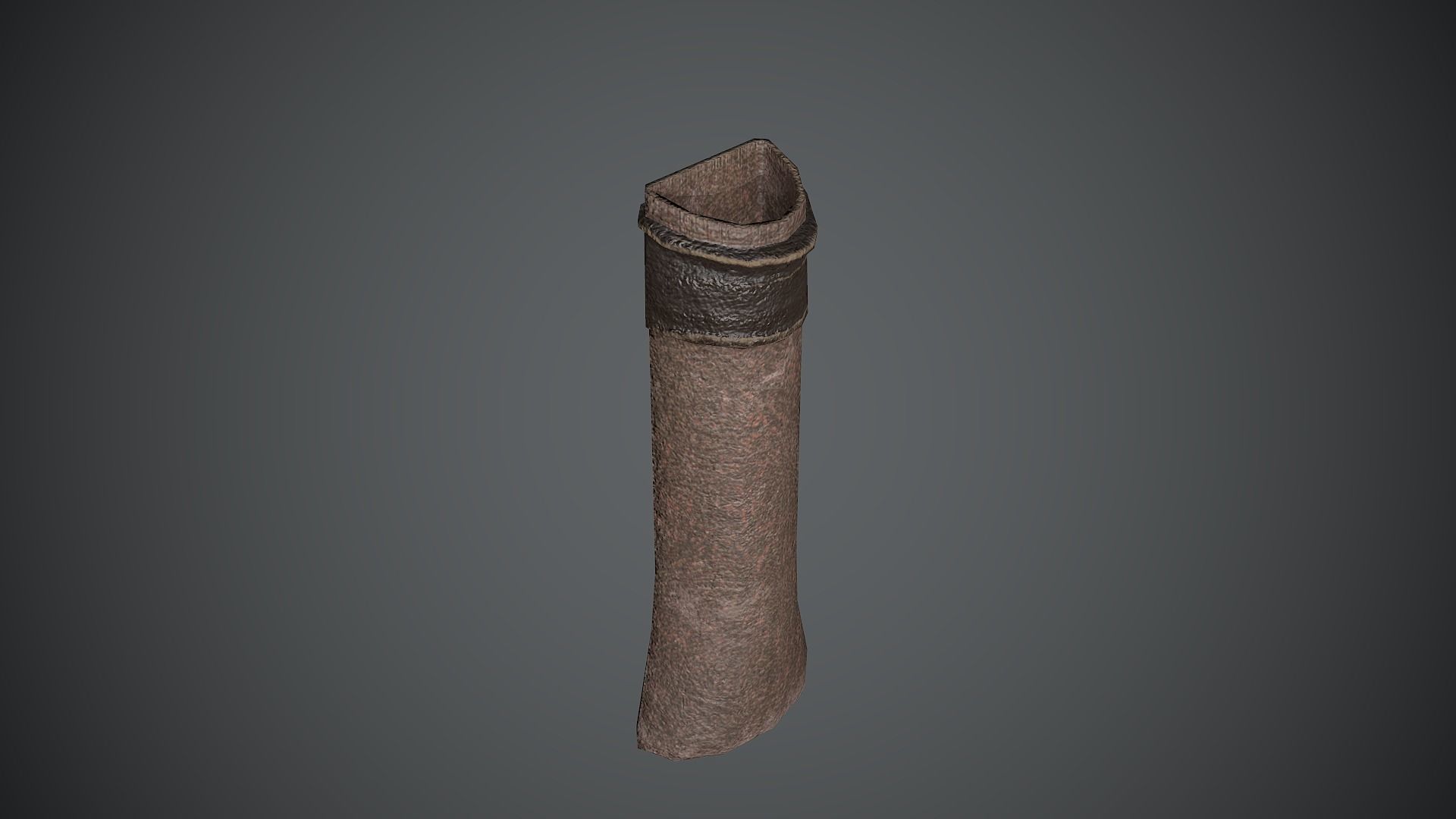Quiver Medieval Low-poly 3D model_13