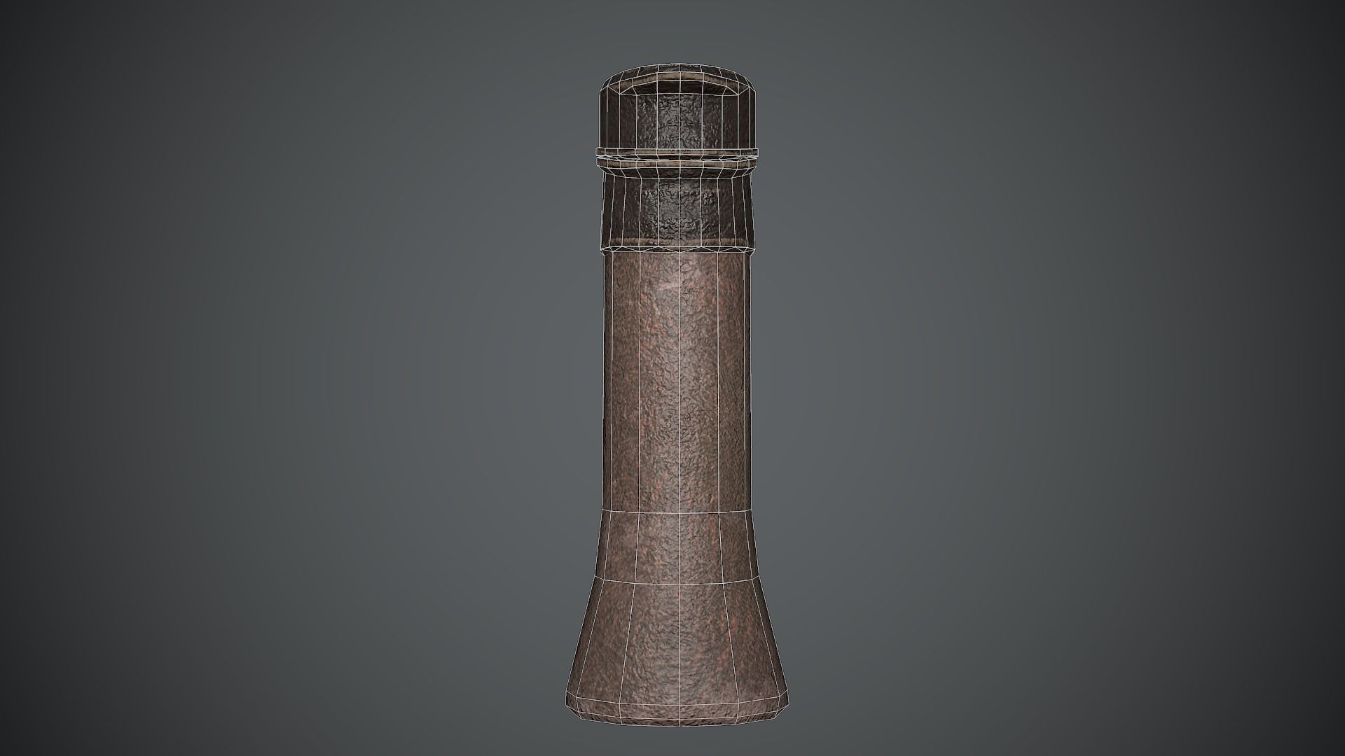 Quiver Medieval Low-poly 3D model_14