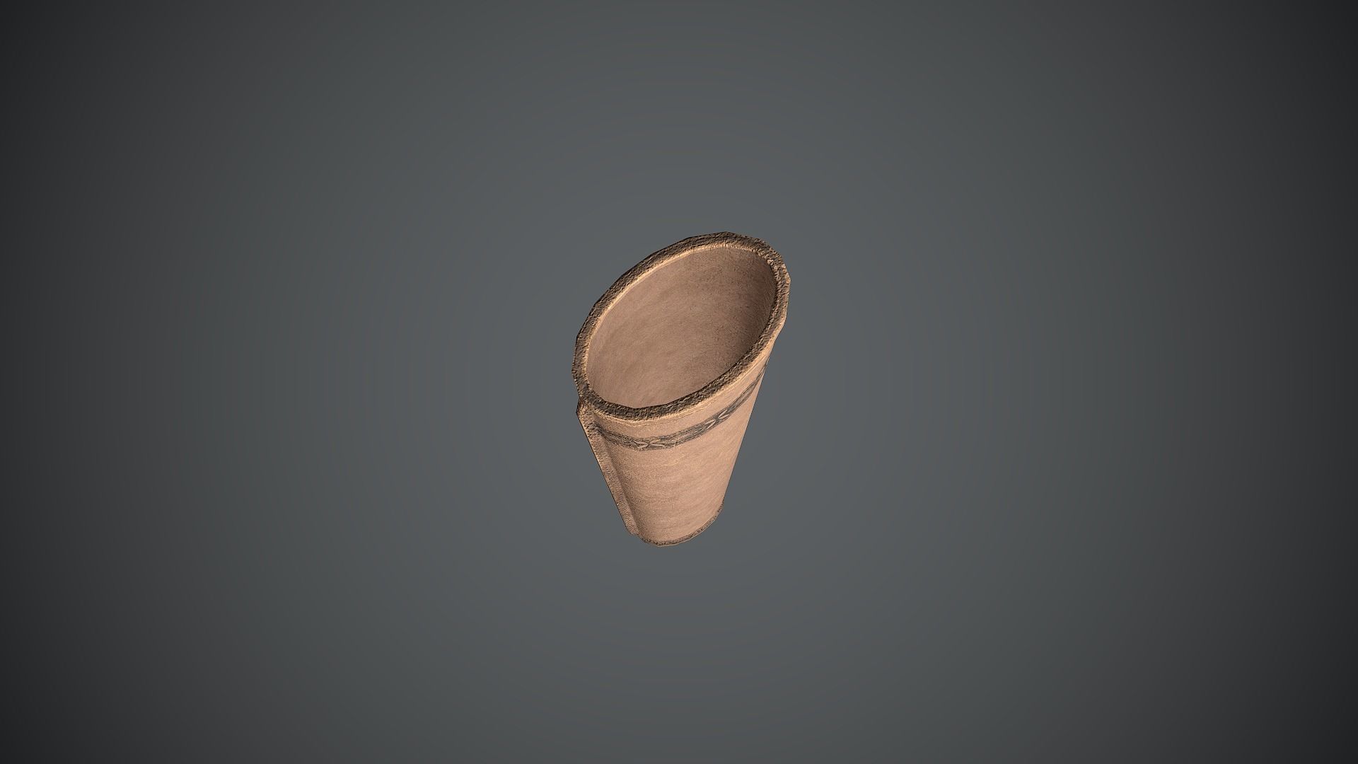 Quiver Medieval Low-poly 3D model_8