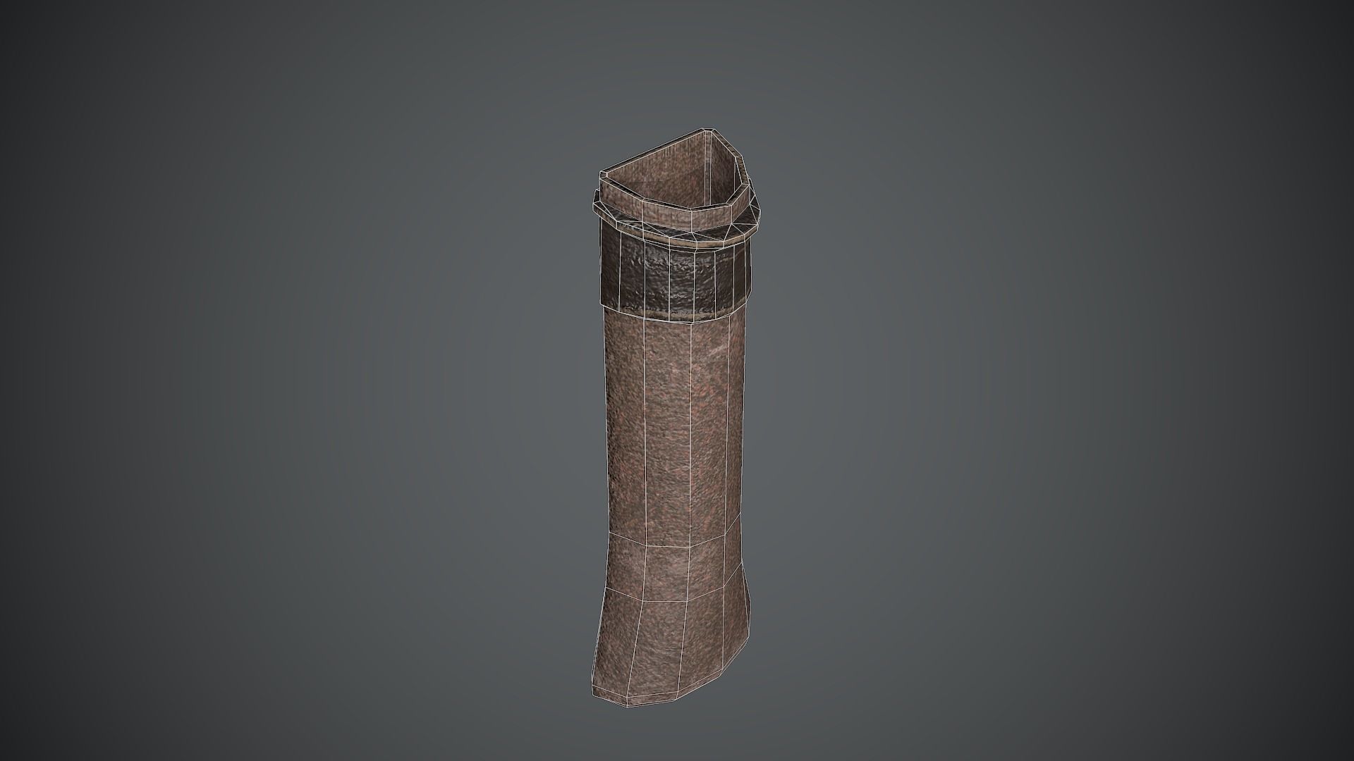 Quiver Medieval Low-poly 3D model_15