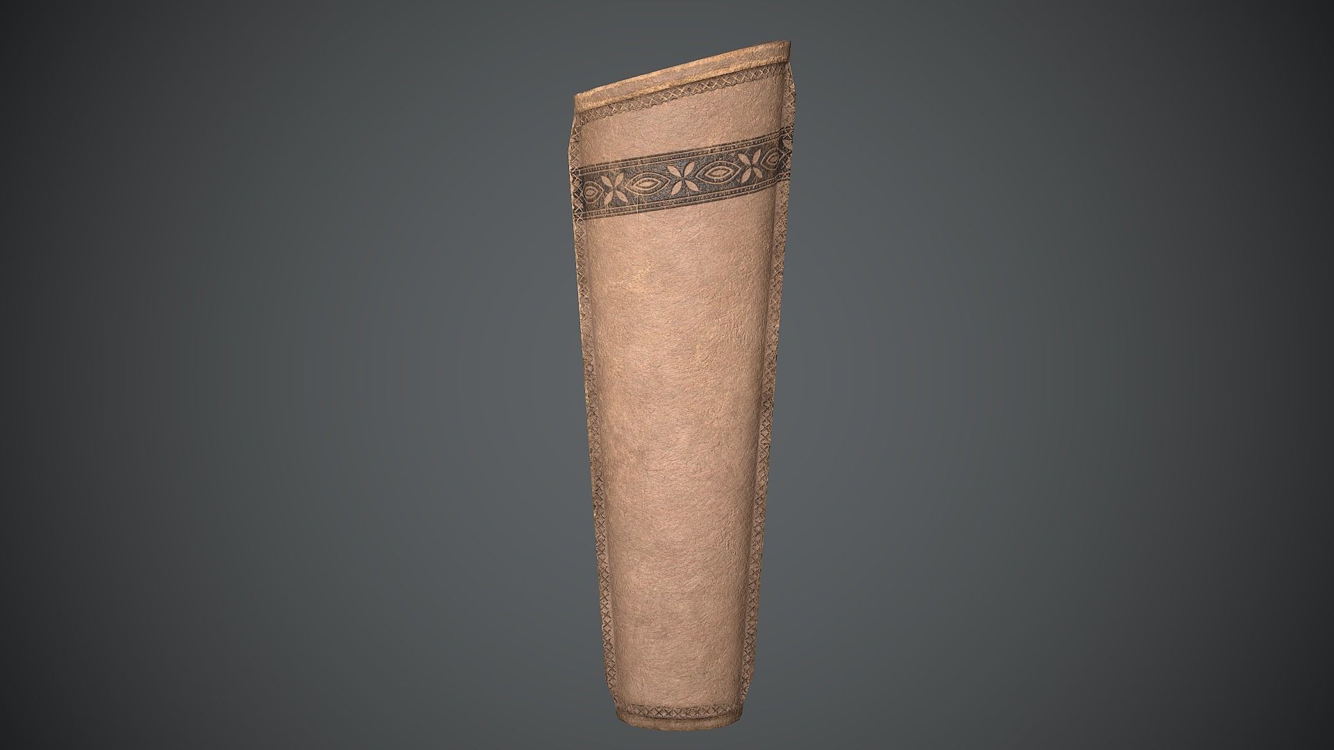 Quiver Medieval Low-poly 3D model_4