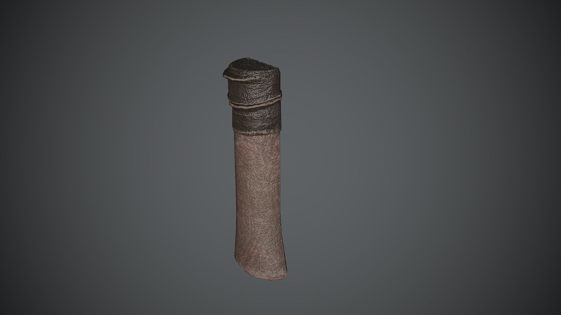 Quiver Medieval Low-poly 3D model_16