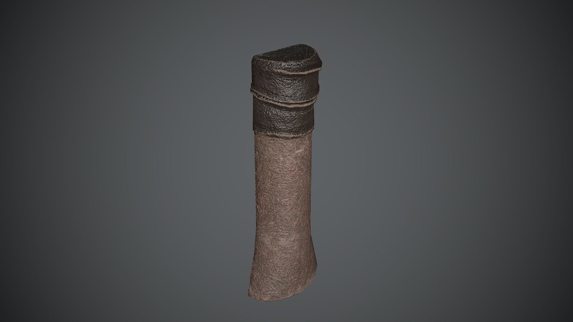 Quiver Medieval Low-poly 3D model_9