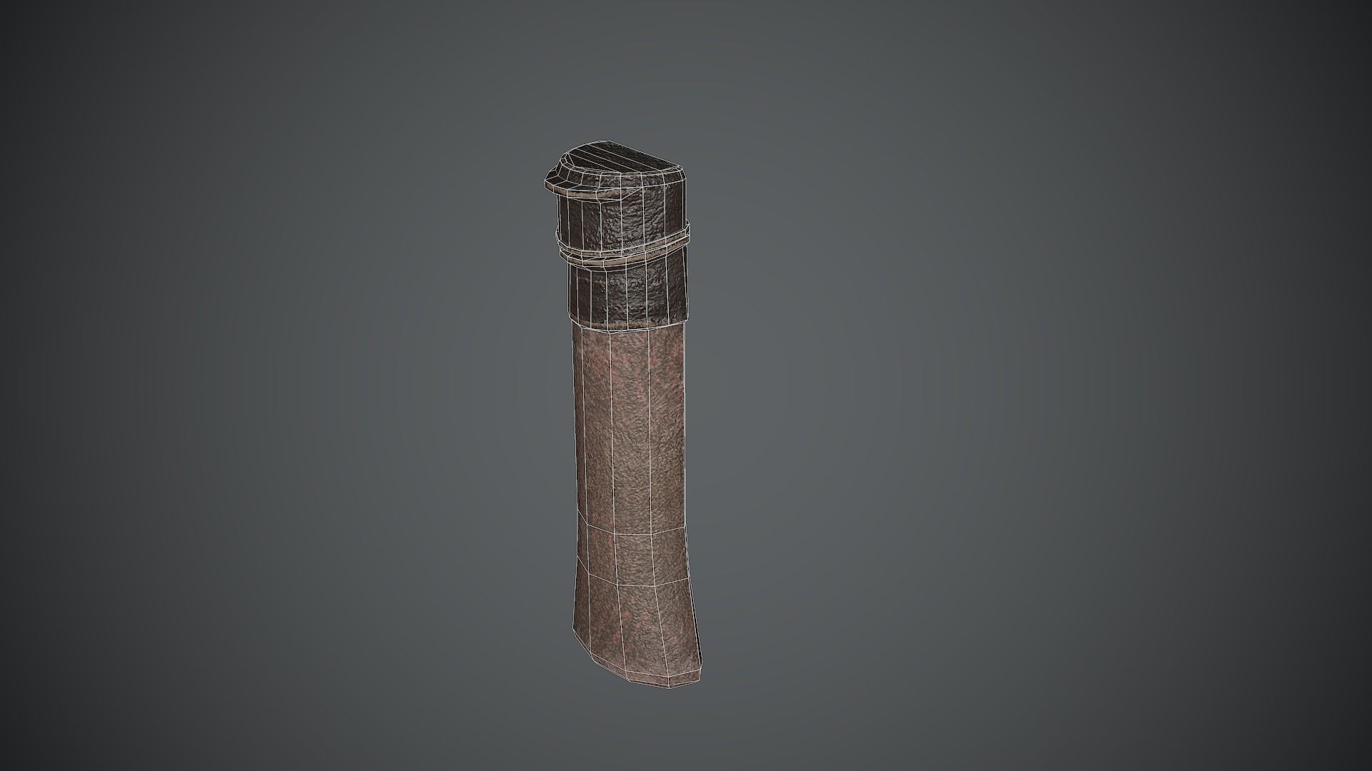 Quiver Medieval Low-poly 3D model_20