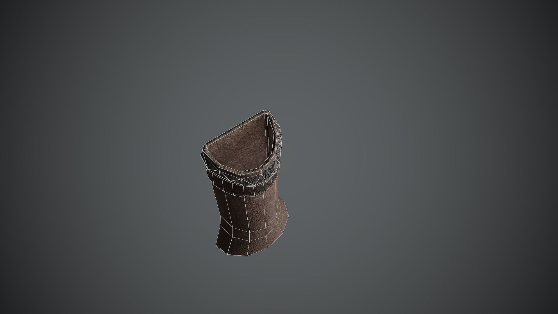 Quiver Medieval Low-poly 3D model_19