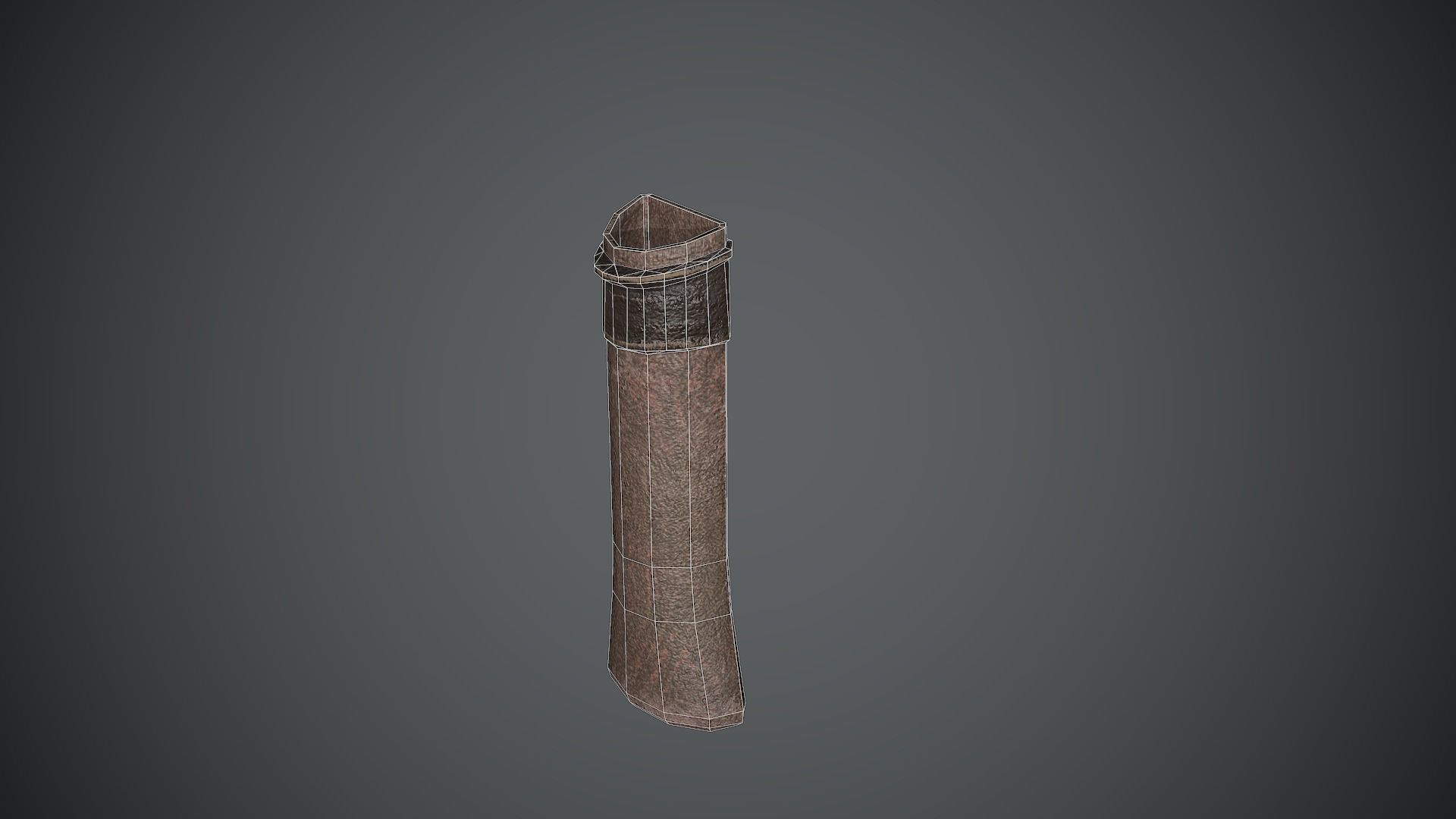 Quiver Medieval Low-poly 3D model_18