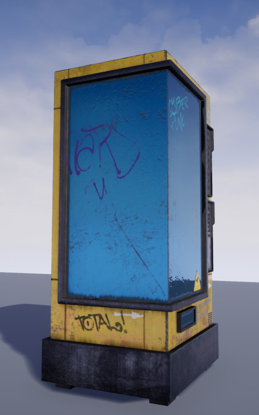 The Drink  Snacks Vending Machine  Automat Low-poly 3D model_1