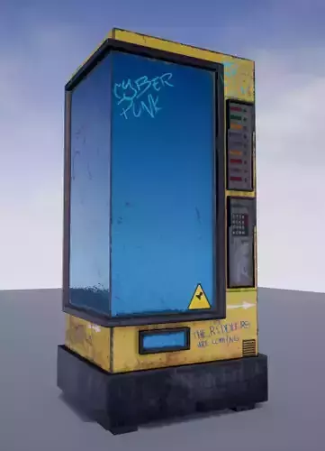 The Drink  Snacks Vending Machine  Automat Low-poly 3D model