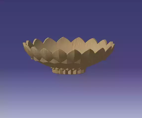 dalia shallow bowl for producing