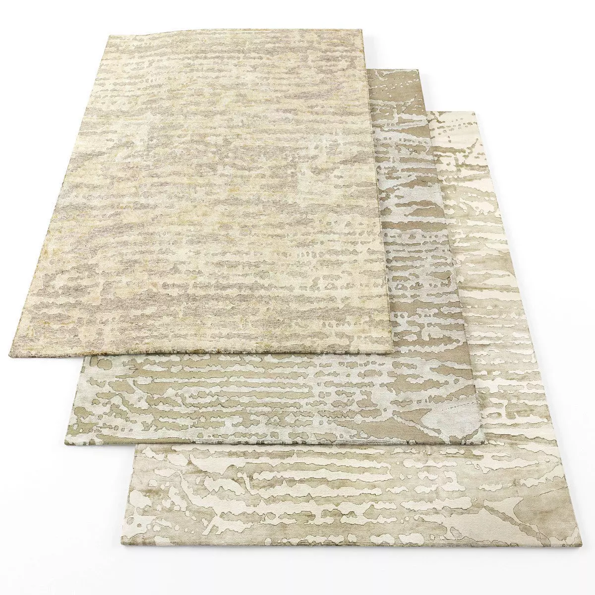 Rugs-395 three rugs Low-poly 3D model_0