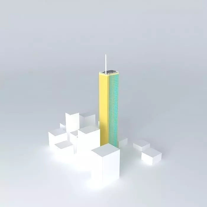 The star tower Free 3D model_0