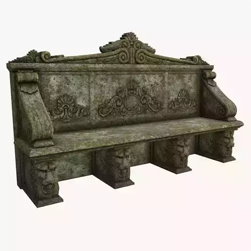 Stone Bench PBR