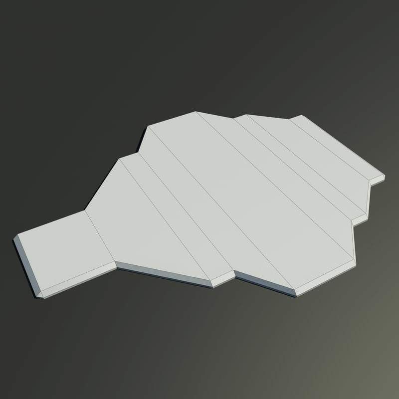 Sci-Fi Generator Low-poly 3D model_9