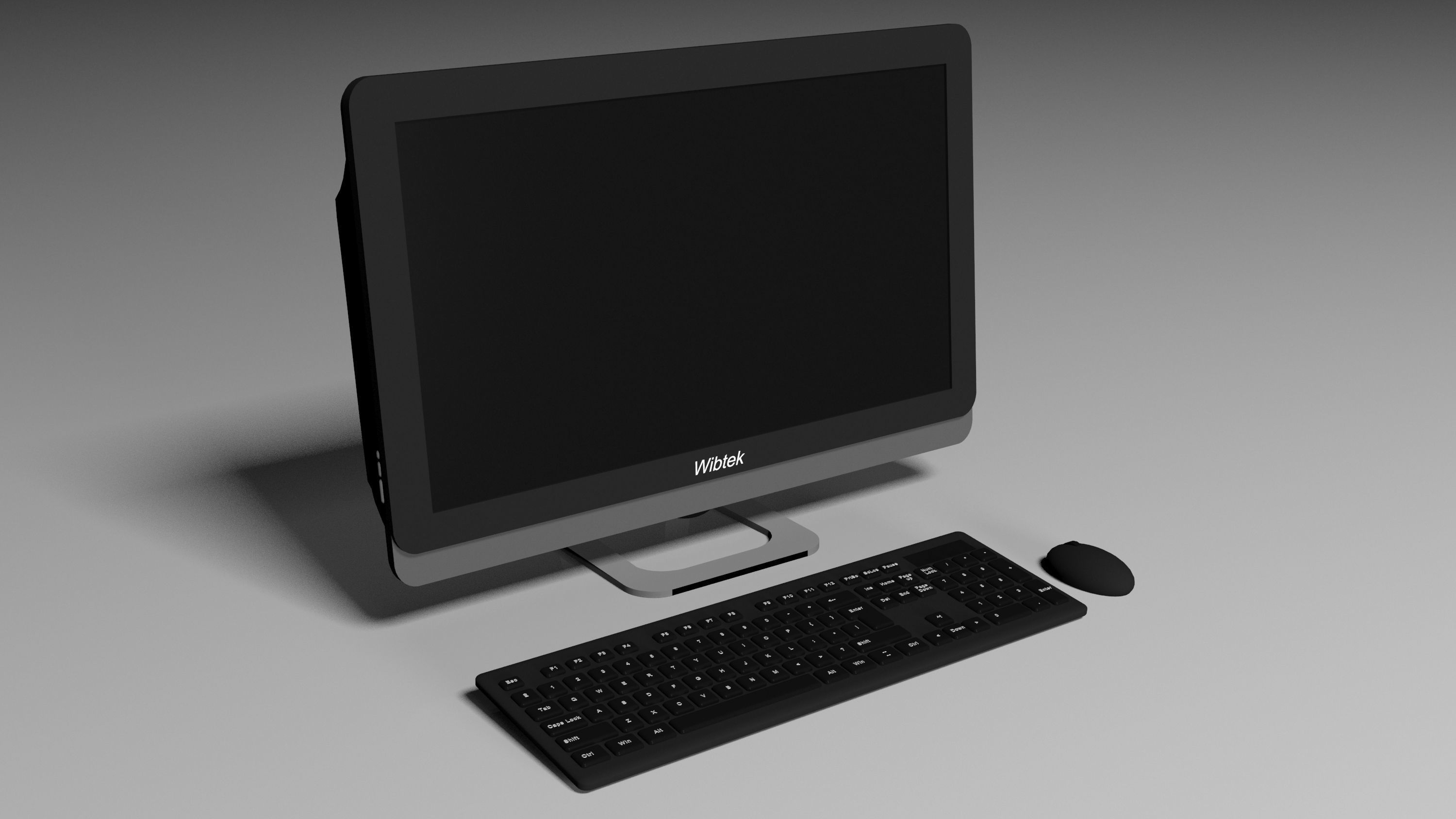 Monoblock computer 3D model_5