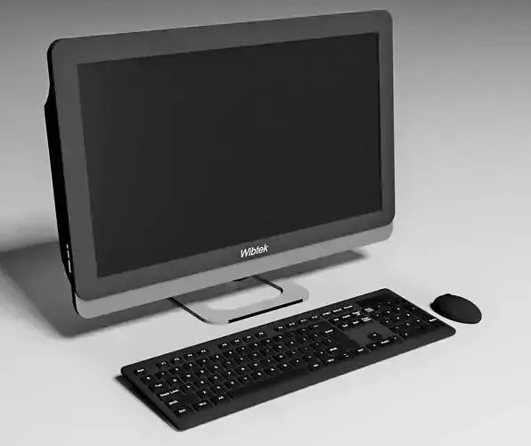 Monoblock computer 3D model