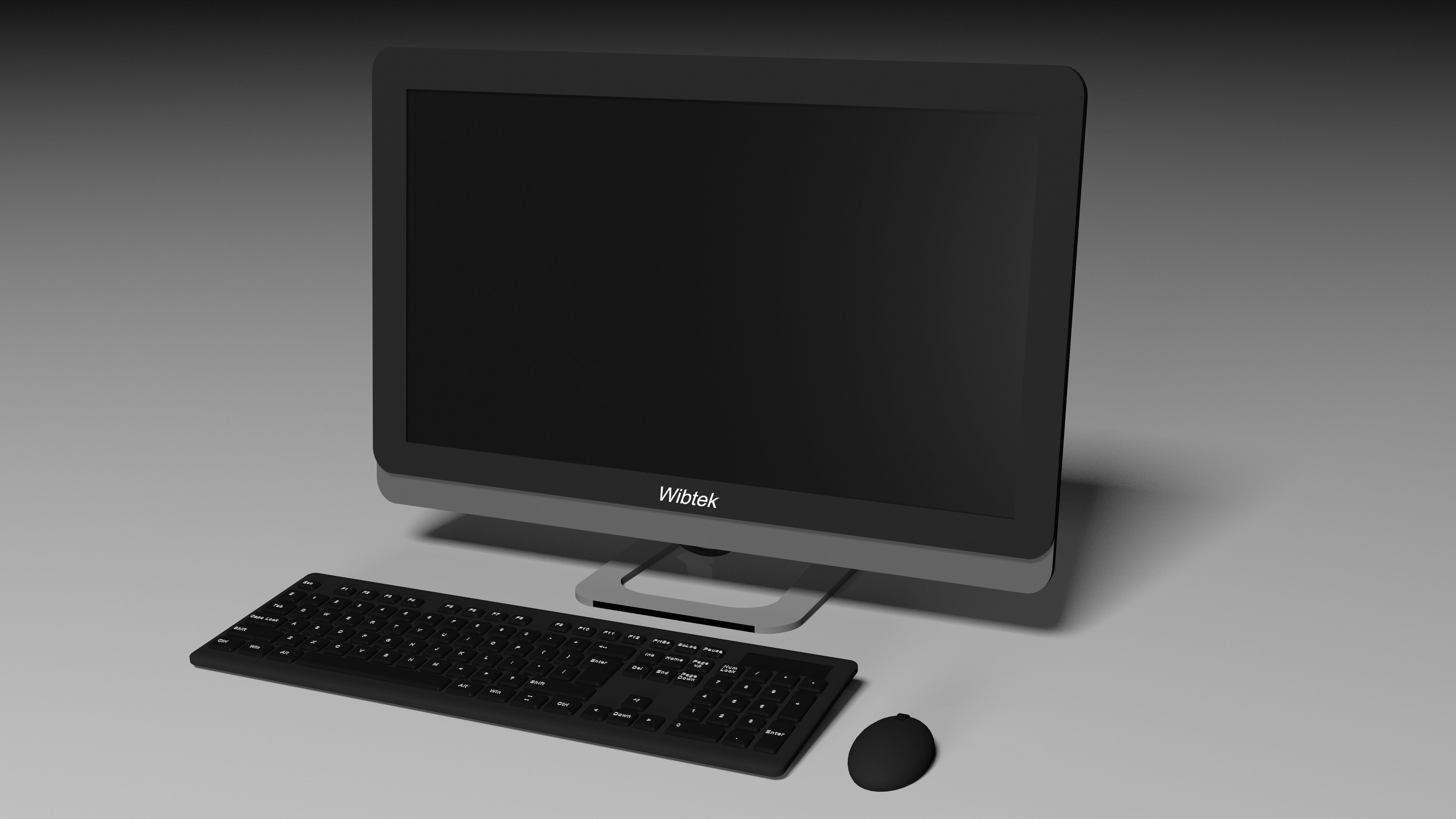 Monoblock computer 3D model_3